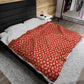 Festive Ginger Snap Design Plush Blanket