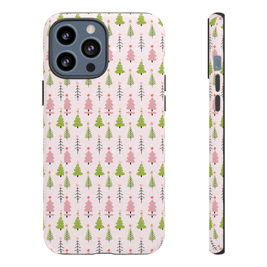 Whimsical Christmas Tree Vibes Phone Case