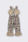 Camouflage deer embroidery girl jumpsuit