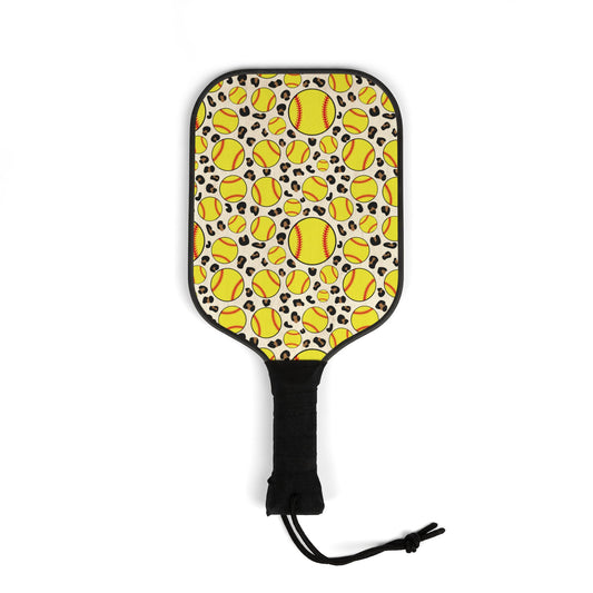 Leopard Softball Pickleball Set