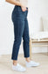 Mid-Rise Relaxed Fit Mineral Wash Jeans