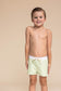 Green euro boys swimming trunks